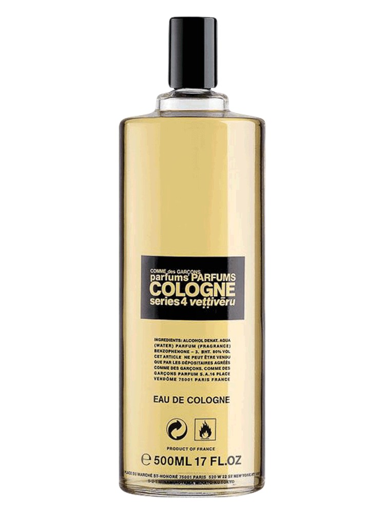 Comme Des Garcons Series 4 Cologne : Vettiveru